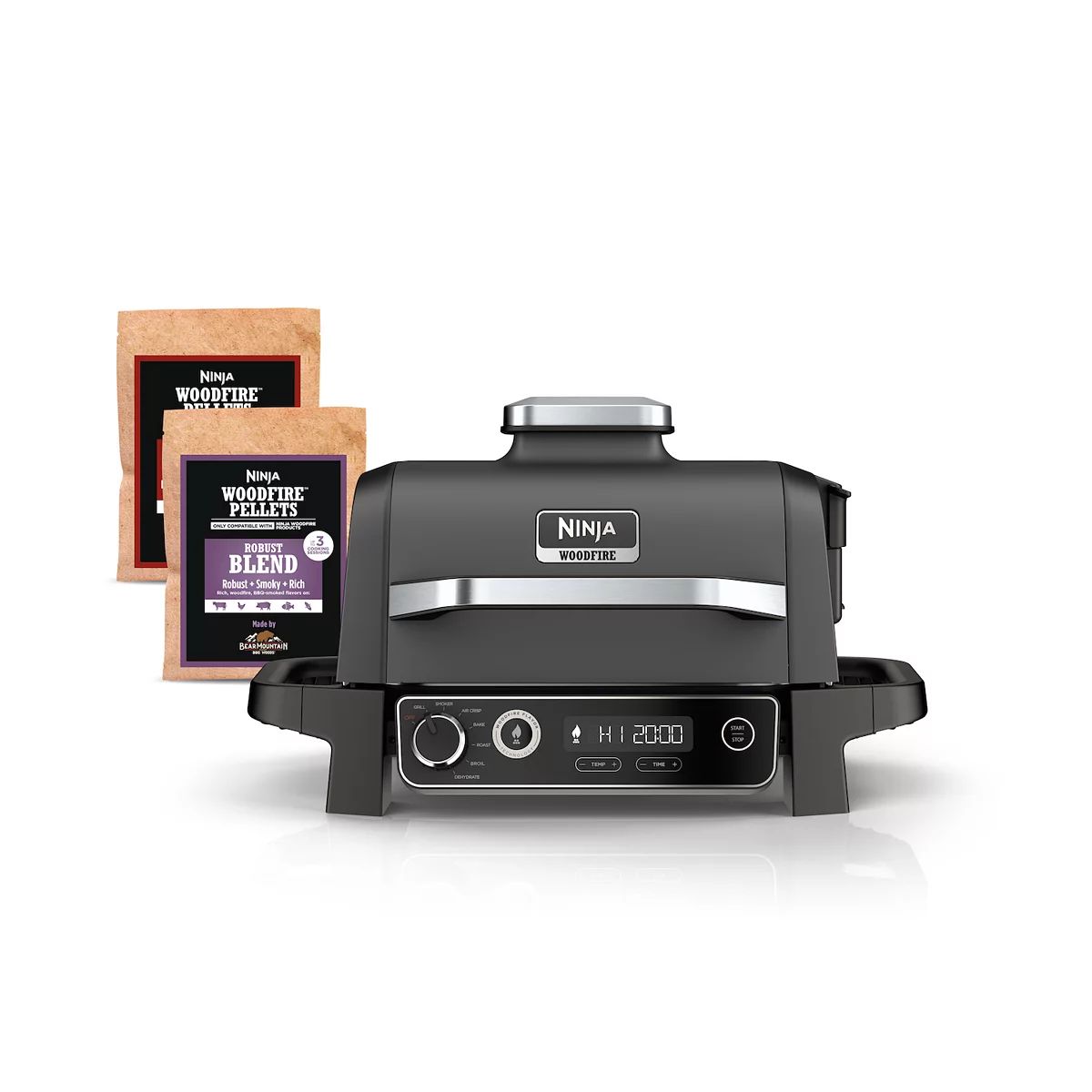 Ninja Woodfire Outdoor Grill & Smoker, 7-in-1 Master Grill, BBQ Smoker & Air Fryer | Kohl's
