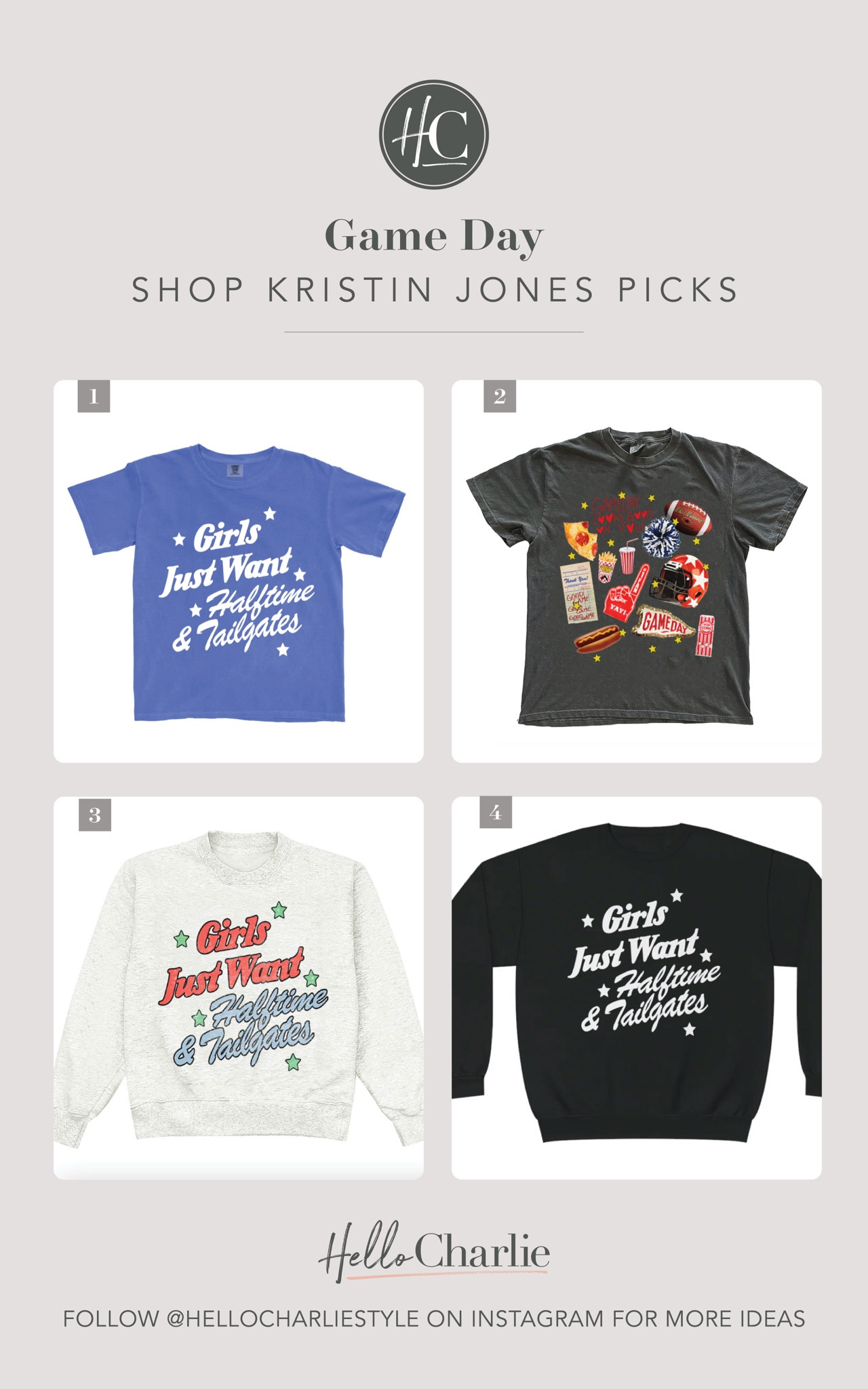 And now for my favorite Game Day collection … from Shop Kristin Jones. Love everything about this brand. She has inclusive sizing, on trend designs, and uses comfort colors for most of her apparel! Also - most options come in multiple colors 🫶🏻


#LTKSeasonal #LTKFindsUnder50 #LTKStyleTip
