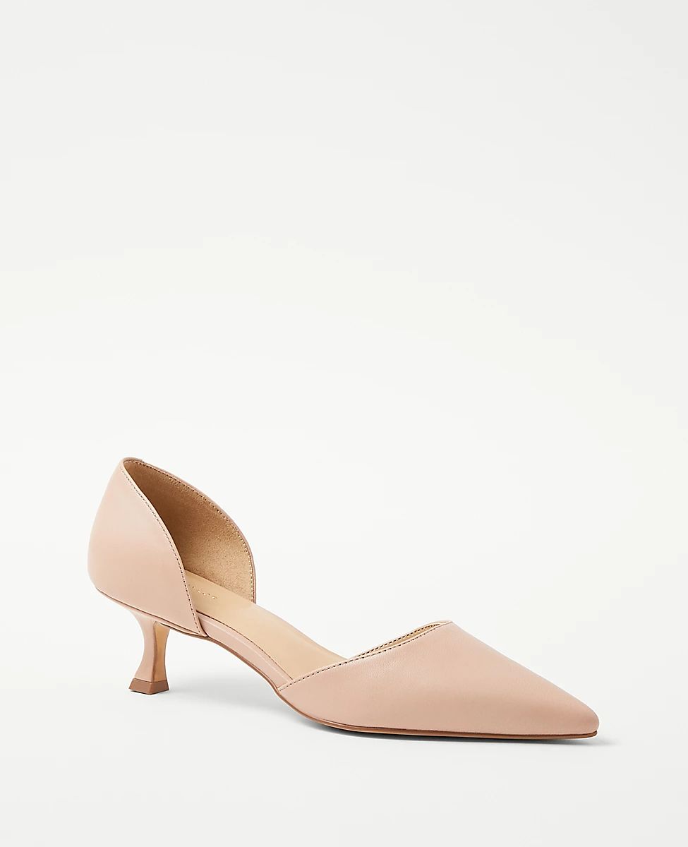 Leather D'Orsay Pumps | Ann Taylor (US)