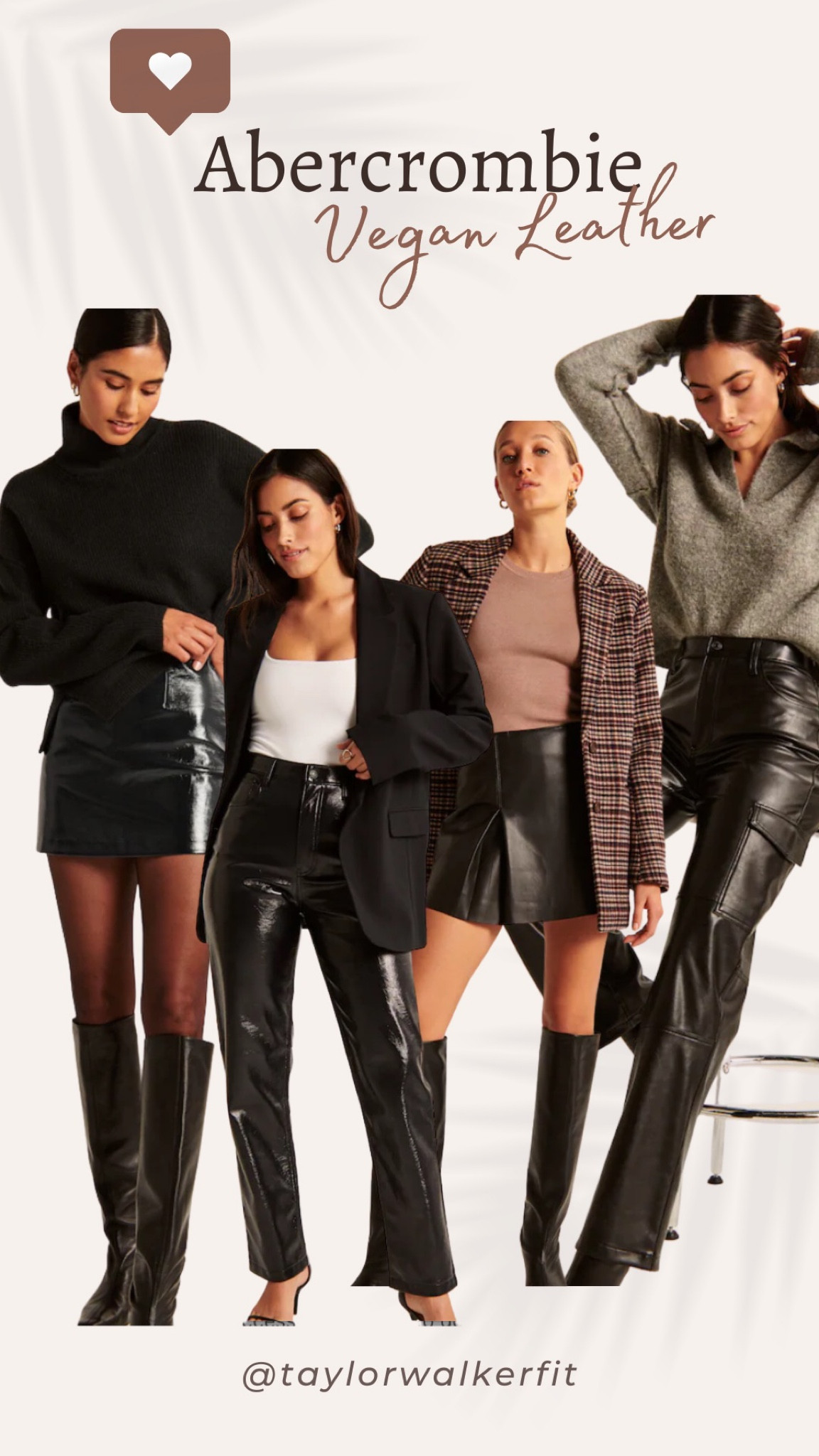 These Vegan Leather pieces from Abercrombie have been on rotation…nonstop! They are timeless and so comfortable x 

#LTKxAF #LTKunder100 #LTKsalealert