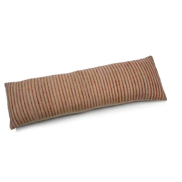Kerween Cotton Feathers Striped Lumbar Pillow | Wayfair North America