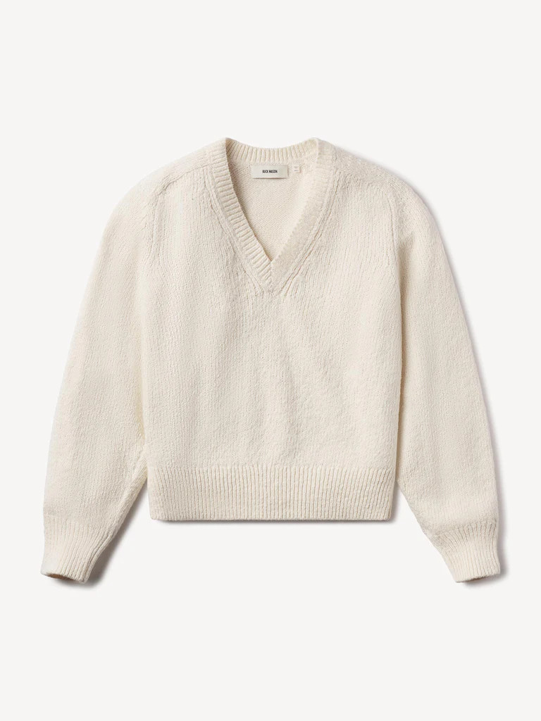 Soft Spun Boxy V-Neck | Buck Mason