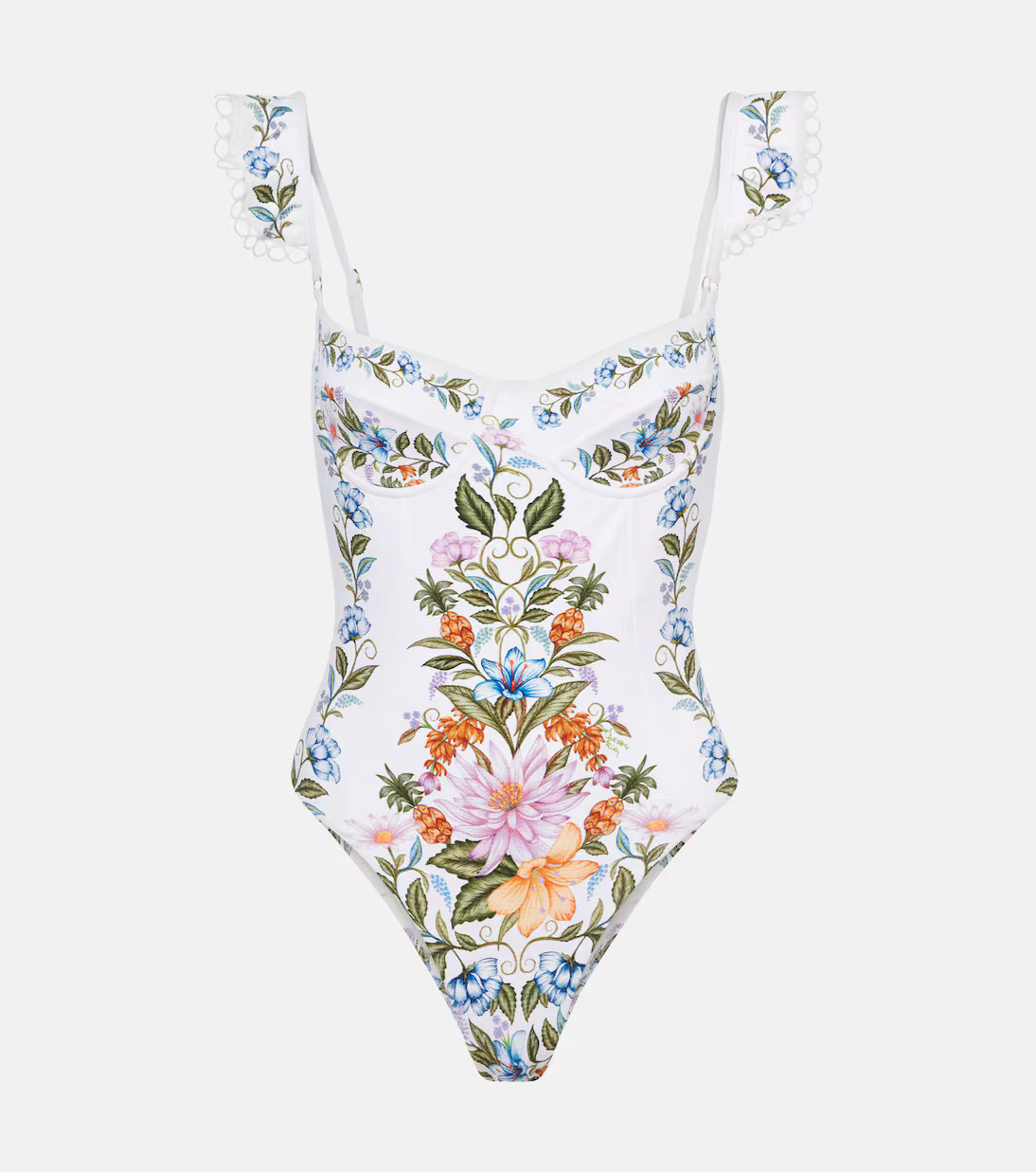 Sweet Bloom ruffled swimsuit | Mytheresa (UK)