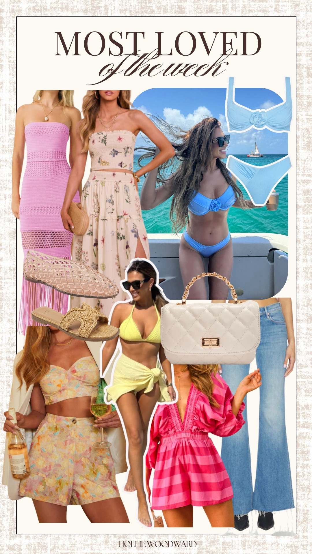 best sellers of the week 🫶🏼 wearing a small in bikini bottoms and large tops! and a small in dresses 

 