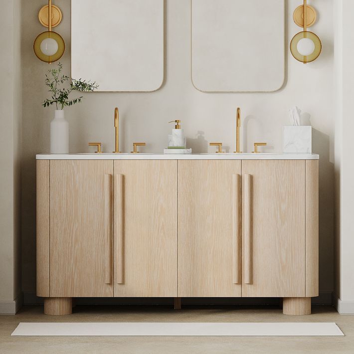 Isley Double Bathroom Vanity (60"–72") | West Elm (US)