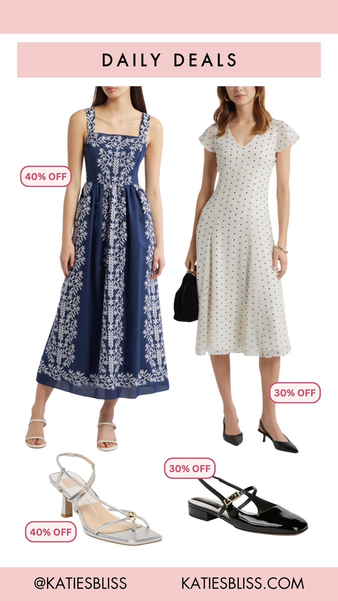 Daily deals ✨

Nordstrom. Deal. Sale. Markdown. Spring sale. Dress. Midi. Sandal. Heel. SLINGBACK. 



#LTKSaleAlert