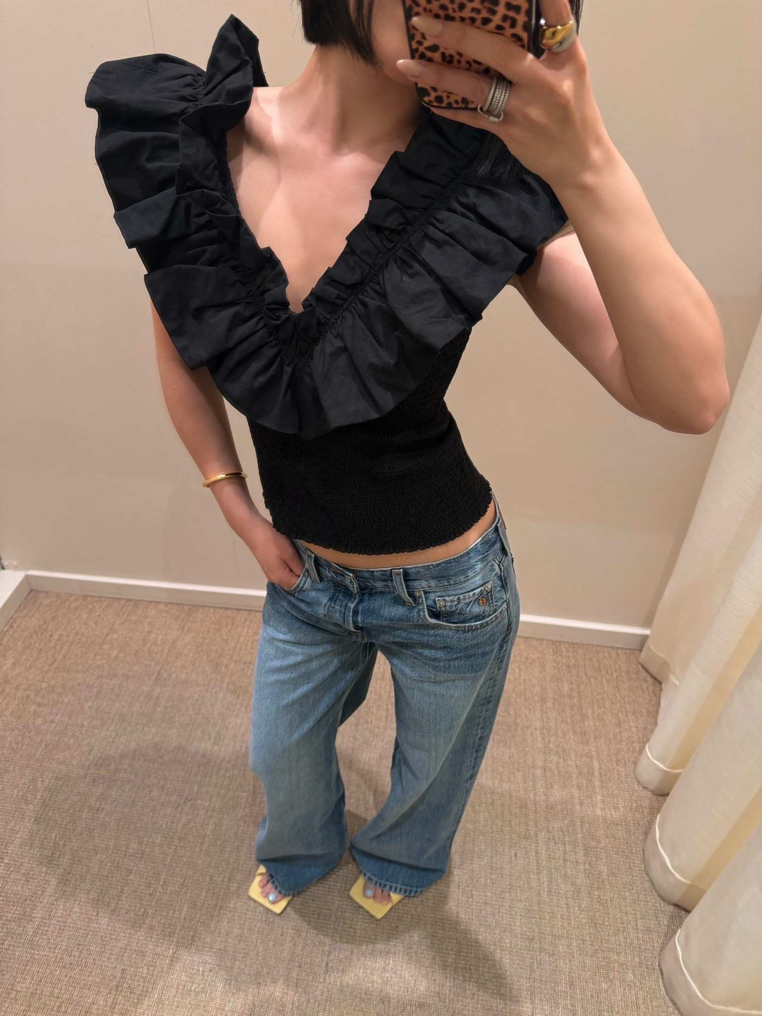 Cute top for spring/summer from sezane, wearing size 4

#LTKgrwm #LTKootd #LTKPetite