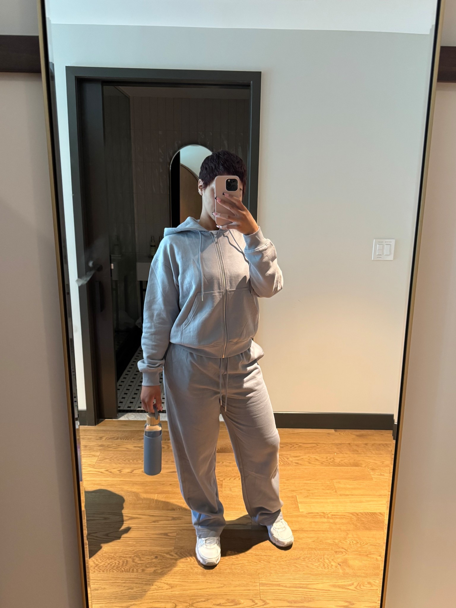 This H&M sweatsuit is so comfortable! Purchased as separates and I’m wearing a size small in the jacket and medium in the bottoms.

#LTKSpringSale #LTKActive #LTKFindsUnder50
