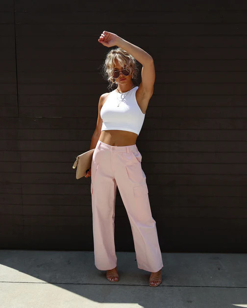 Reina Cargo Pants - Pink | VICI