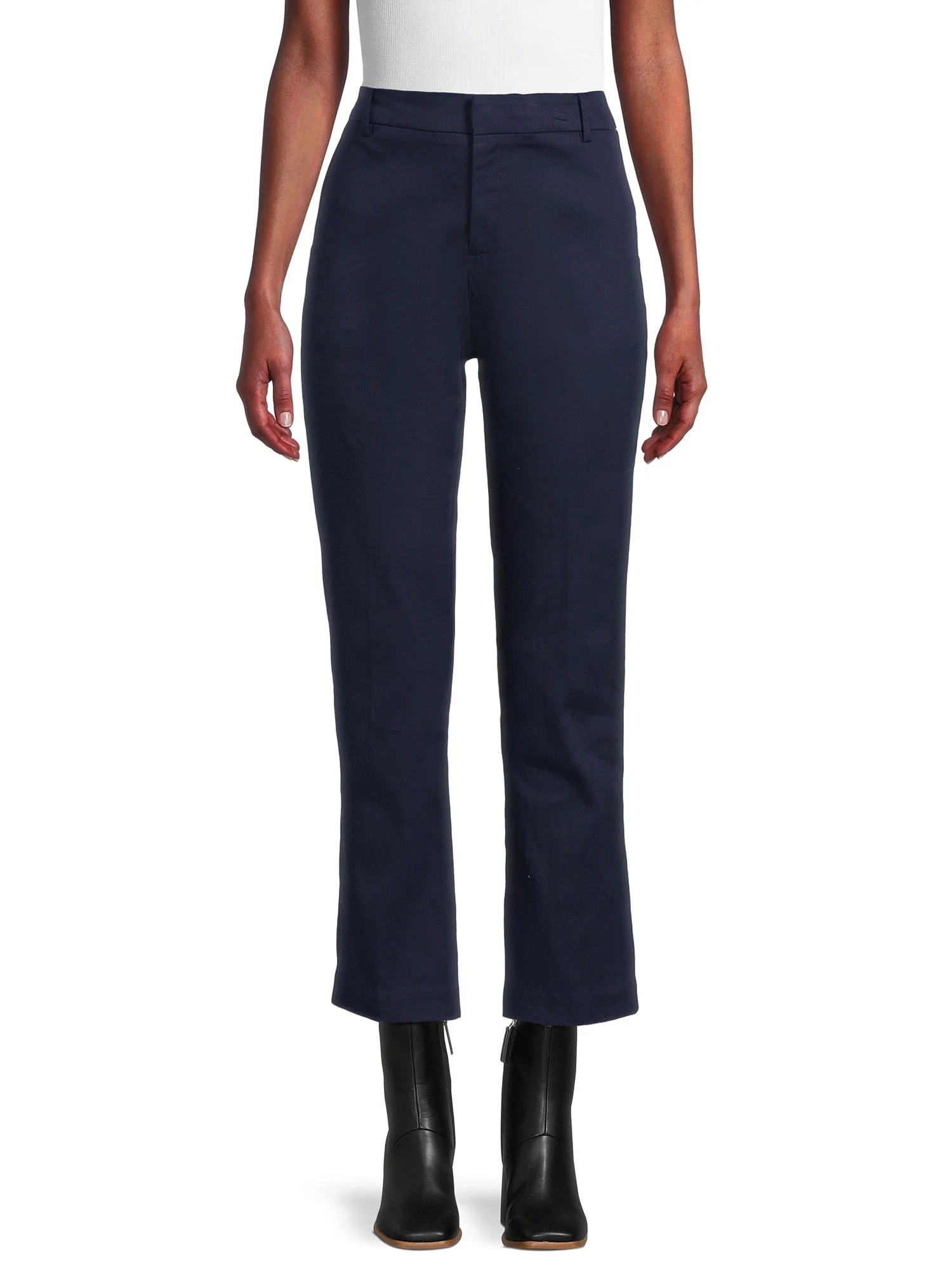 Time and Tru Women's Straight Pants, 28" Inseam, Sizes 2-20 | Walmart (US)