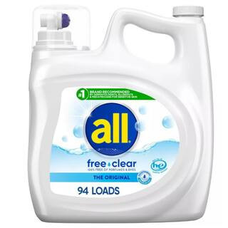 Free Clear for Sensitive Skin Liquid Laundry Detergent, 94Loads, 141 fl.oz. | The Home Depot