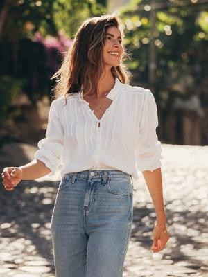 Willa Top - White | Faherty