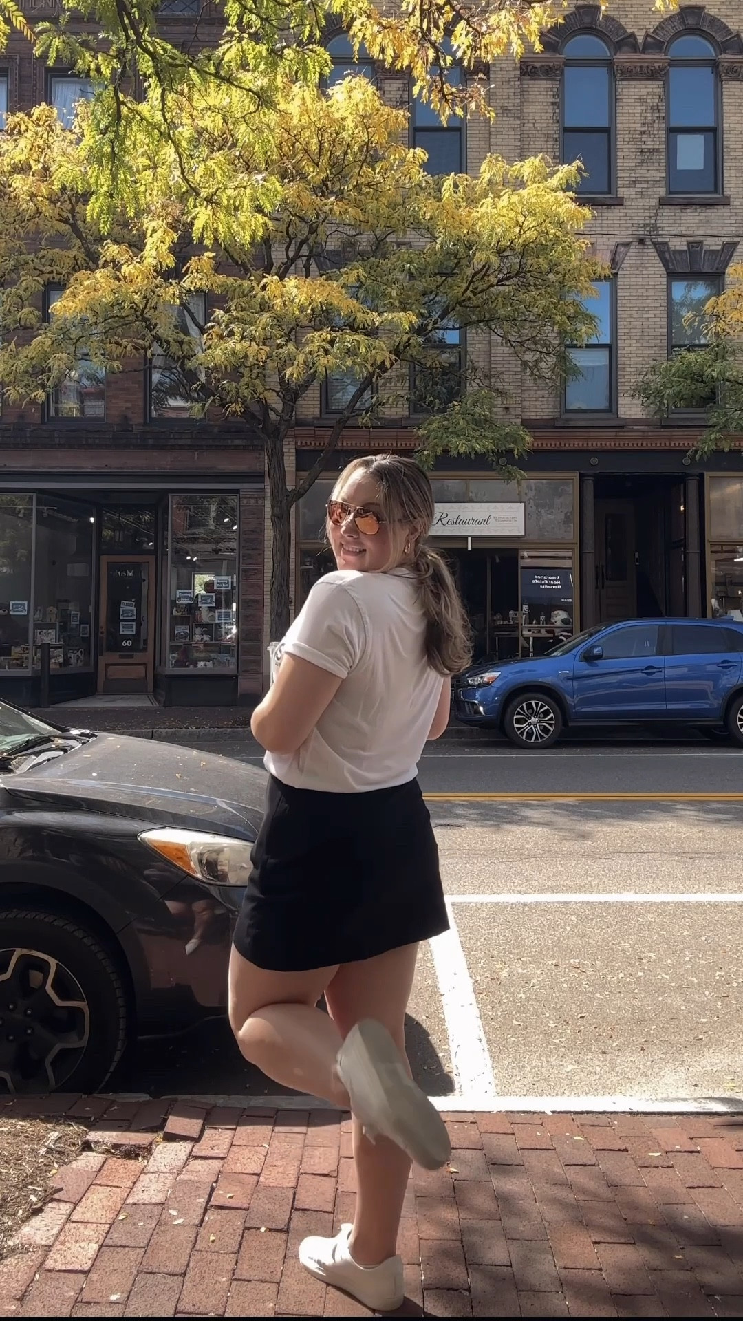 But seriously, the Abercrombie skorts are ELITE and today is the last day to snag it for $36 instead of  of $60. 

I’m wearing a large here which fit me better in the spring so I just ordered another one in an XL (also will be trying the curve love fit in the skorts soon too - I did link it for you though) but stick TTS IMO. Shirt is from when sasha sloan opened for kelsea ballerini in April. 

#LTKSeasonal #LTKMidsize #LTKFallSale