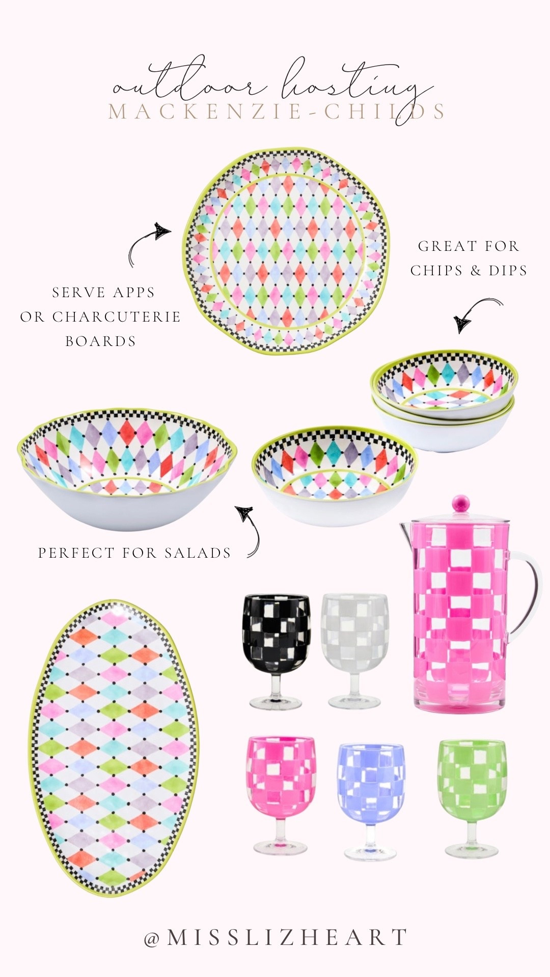 It’s time to bring some fun and color to your outdoor entertaining! 🤍🩷🩵🖤 The Palm Springs Collection from @mackenziechilds adds the prettiest pop of color to any gathering and makes even the simplest spread feel special. And bonus points they are durable! #mcpartner

#LTKSeasonal #LTKfoodie #LTKHome