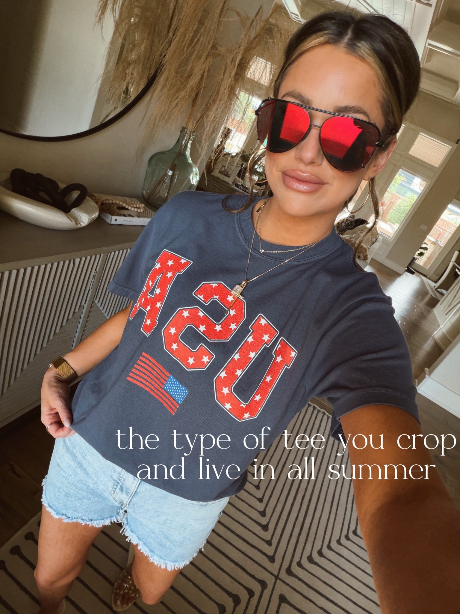 I know I’ll grab this tee multiple times this summer use a code Cristina for 25% off side wide! 

#LTKSaleAlert #LTKootd #LTKSeasonal