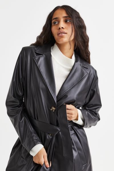 Einreihiger Trenchcoat | H&M (DE, AT, CH, DK, NL, NO, FI)