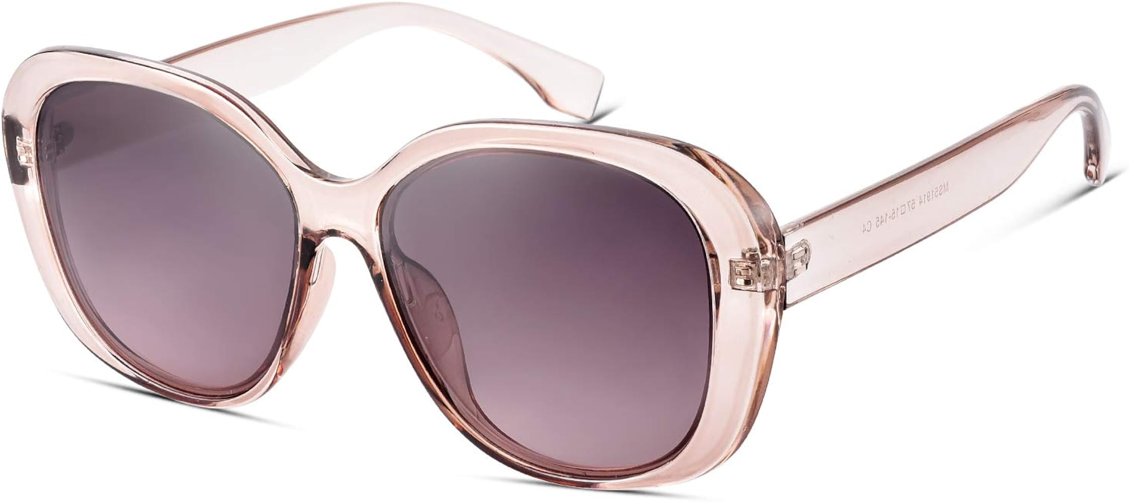 Mosanana Oversized Oval Polarized Sunglasses for Women Retro Style | Amazon (US)