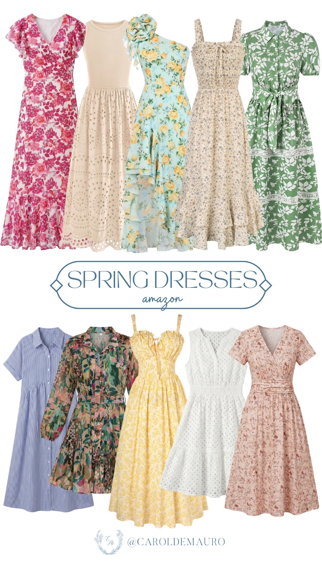 Get ready for your new spring dress obsession! You’re going to be living in these all season long, whether you're heading to a sunny brunch or leveling up for a date night.

brunch date, casual chic, modest look, outfit inspo, petite fashion, seasonal fits, vacation wardrobe, amazon fashion

#LTKSeasonal #LTKU #LTKootd