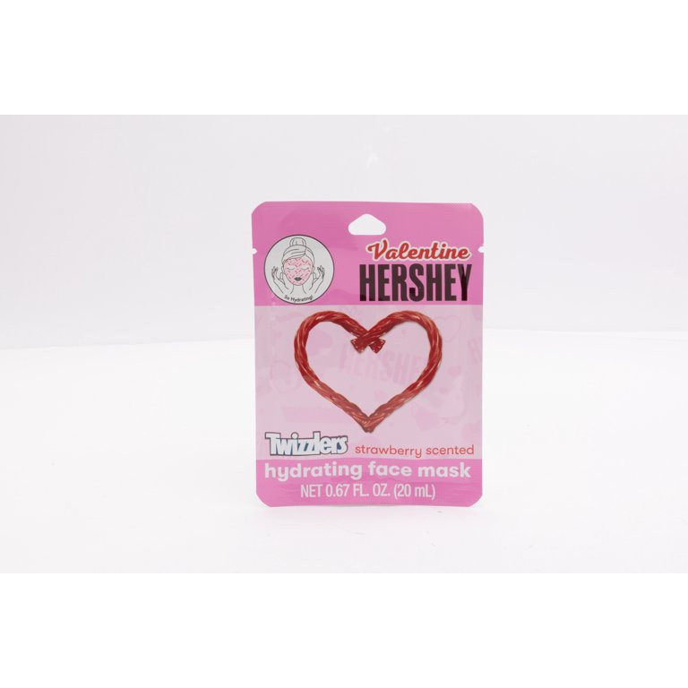 Twizzlers Hydrating Face Mask, Strawberry Scented, Single Use - Walmart.com | Walmart (US)