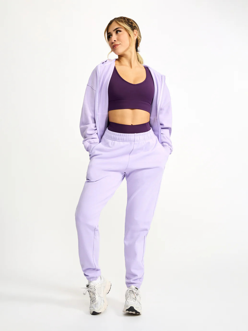 Boyfriend Cloud Jogger - Frosted Purple | Buffbunny Collection