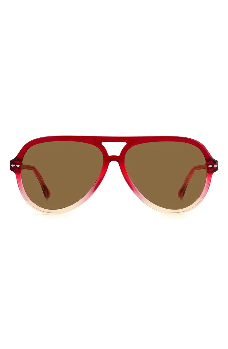 59mm Gradient Aviator Sunglasses | Nordstrom