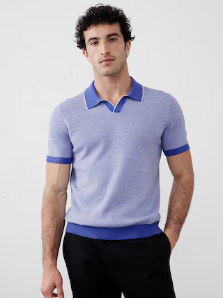 Birdseye Stitch Polo | Banana Republic Factory