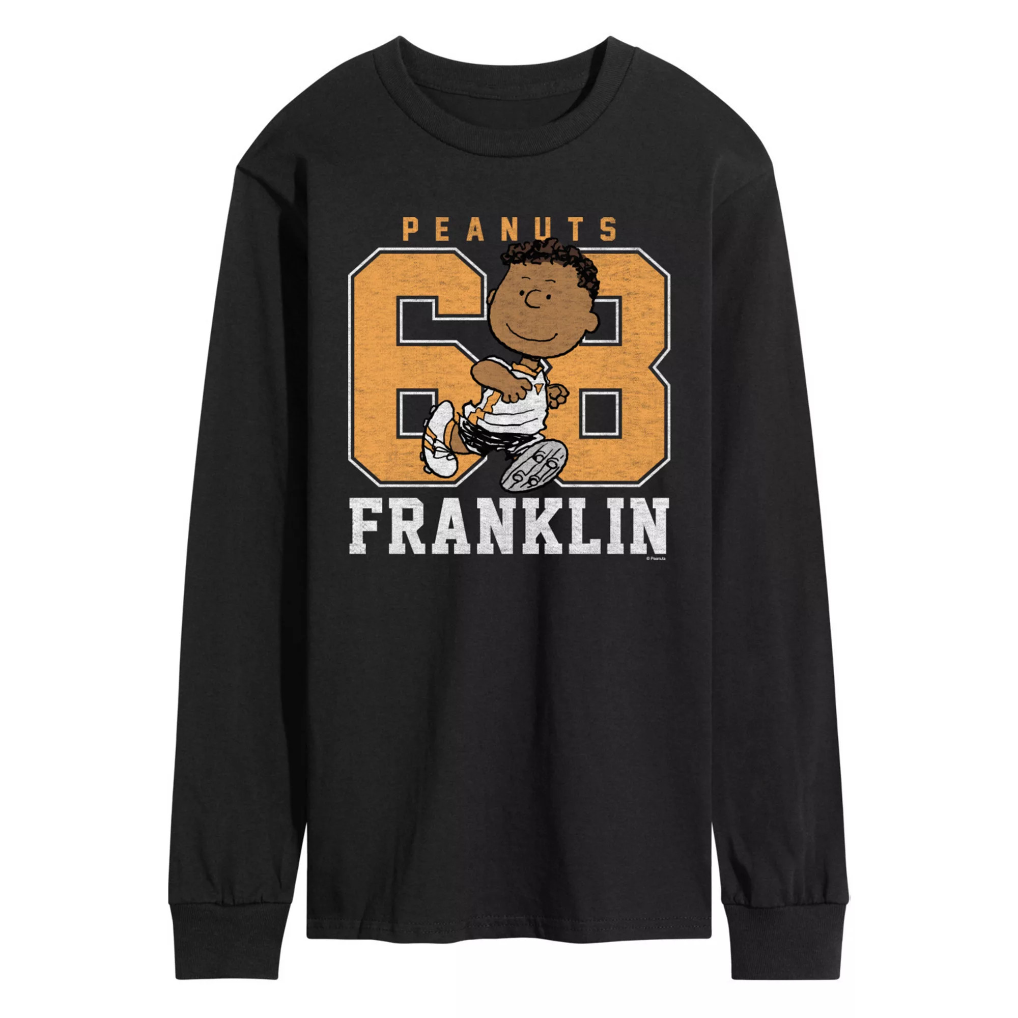 Men's Peanuts 68 Franklin Sports Long Sleeve Graphic Tee | Kohl's