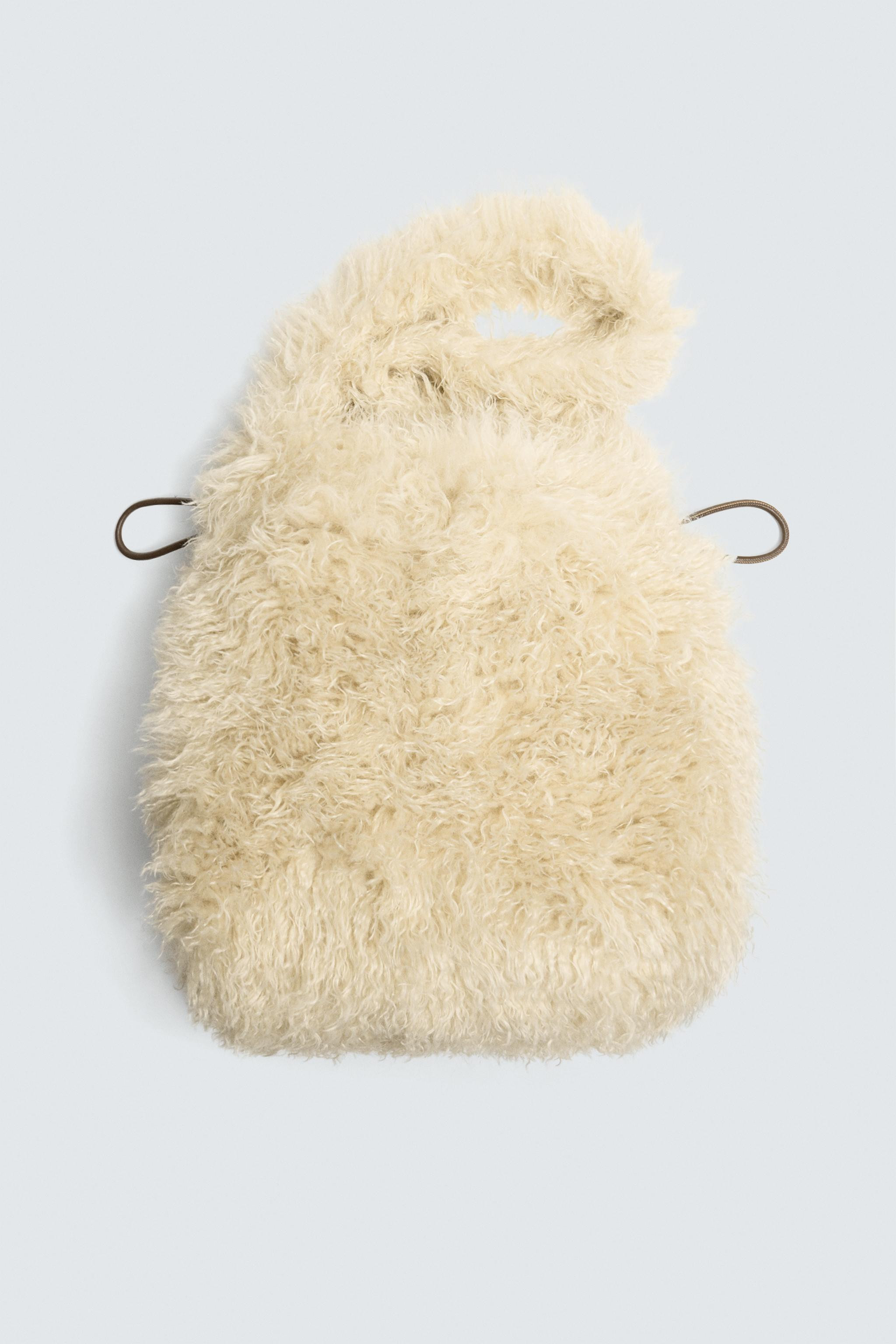 FAUX FUR CROSSBODY BAG HARRY LAMBERT FOR ZARA x DISNEY | Zara US