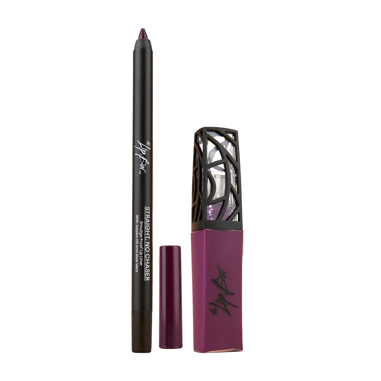 The Lip Bar Perfect Pair Lip Kit, Straight No Chaser Liner and Prima Donna Matte Liquid Lipstick ... | Walmart (US)