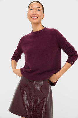 Winetasting Cashmere Bodie Boyfriend Crewneck | Tuckernuck (US)
