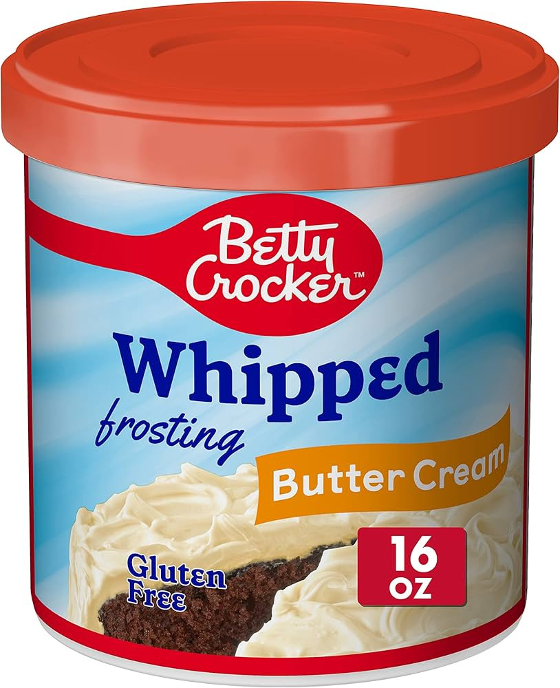 Betty Crocker Gluten Free Whipped Butter Cream Frosting, 12 oz. | Amazon (US)