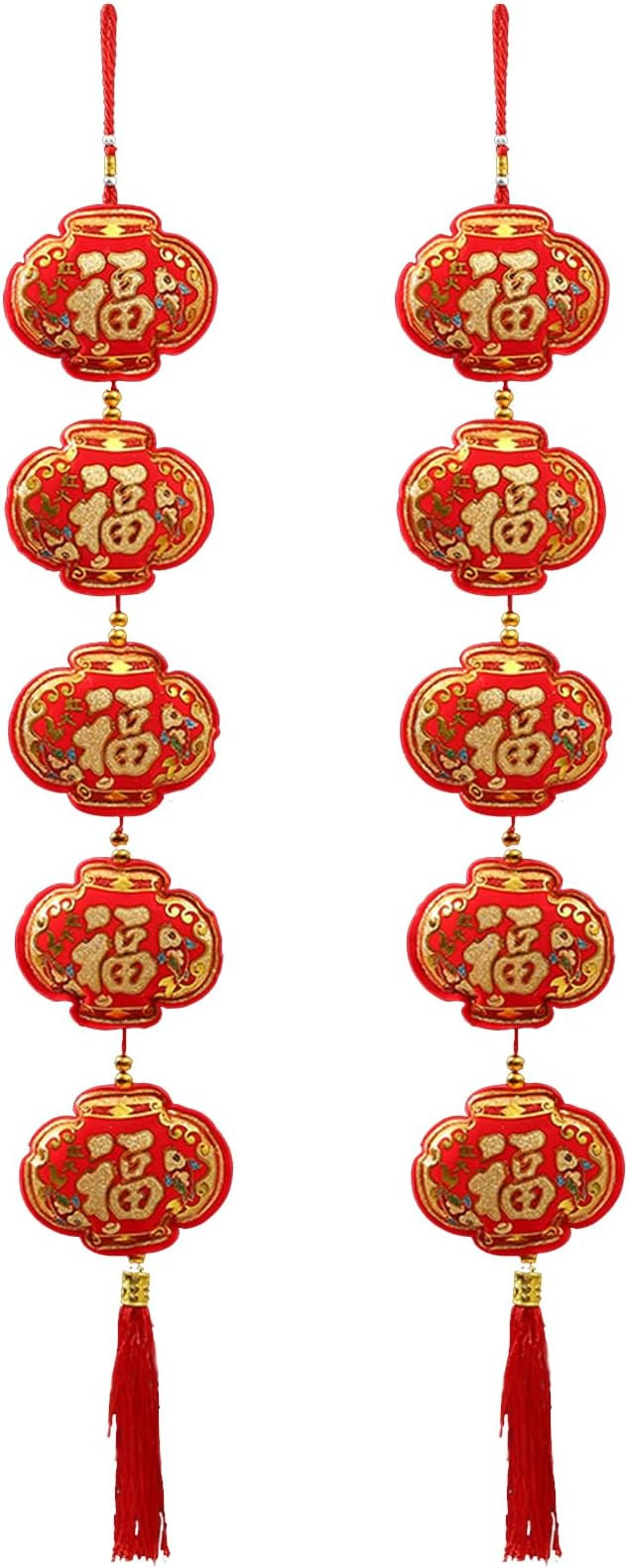 YQWIN 2Pcs Chinese New Year Decorations Chinese New Year Lucky Bag Chinese Lantern String Chinese... | Amazon (CA)