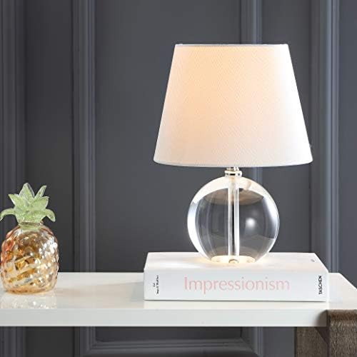 Safavieh Lighting Collection Mable Clear Crystal Round 14-inch Bedroom Living Room Home Office De... | Amazon (US)