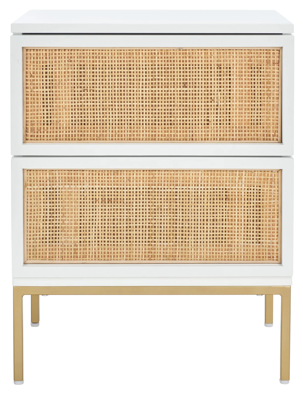 Prudhoe 23.03'' Tall 2 - Drawer Solid Wood Nightstand | Wayfair North America