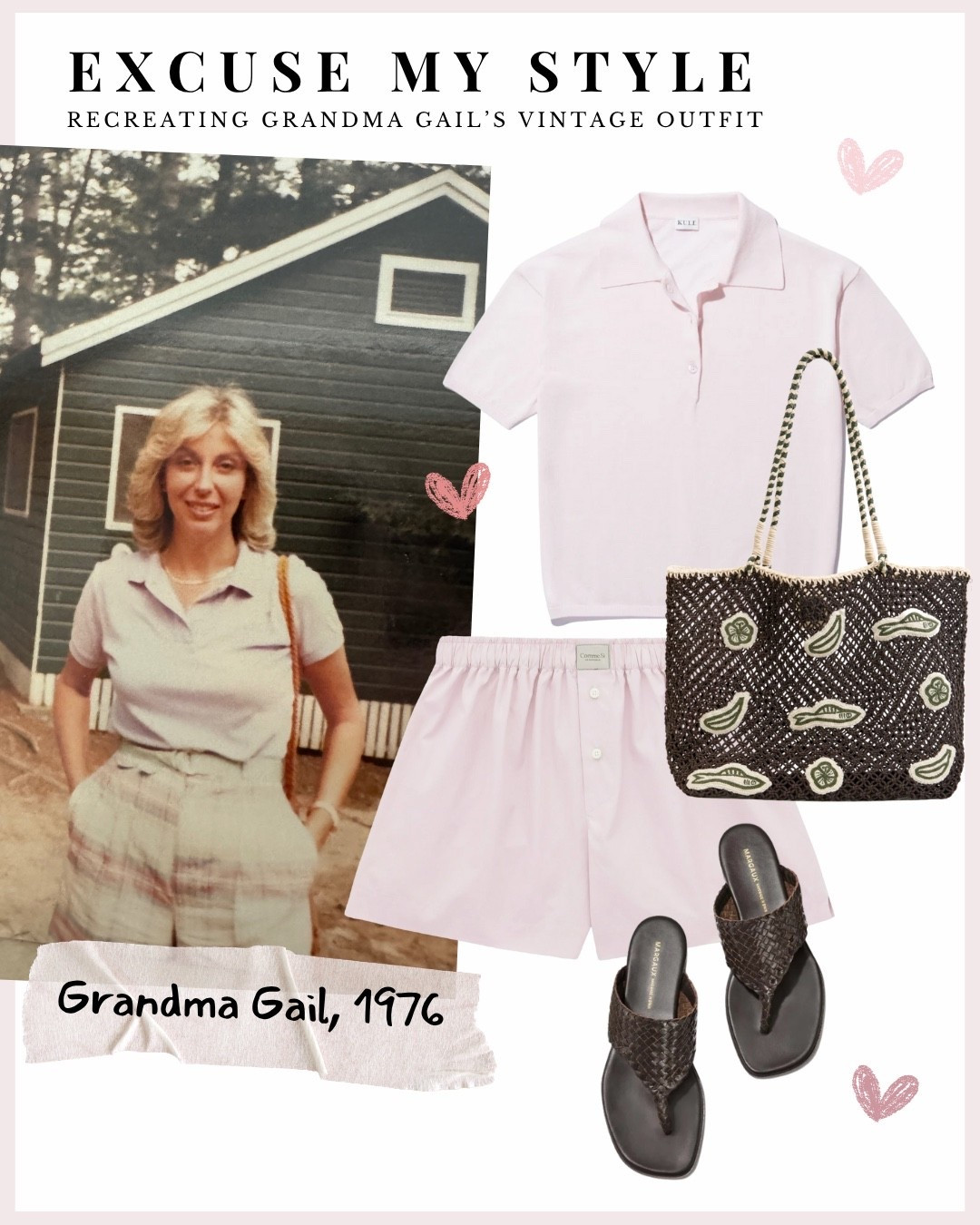 Recreating Grandma’s 1976 outfit 💕
