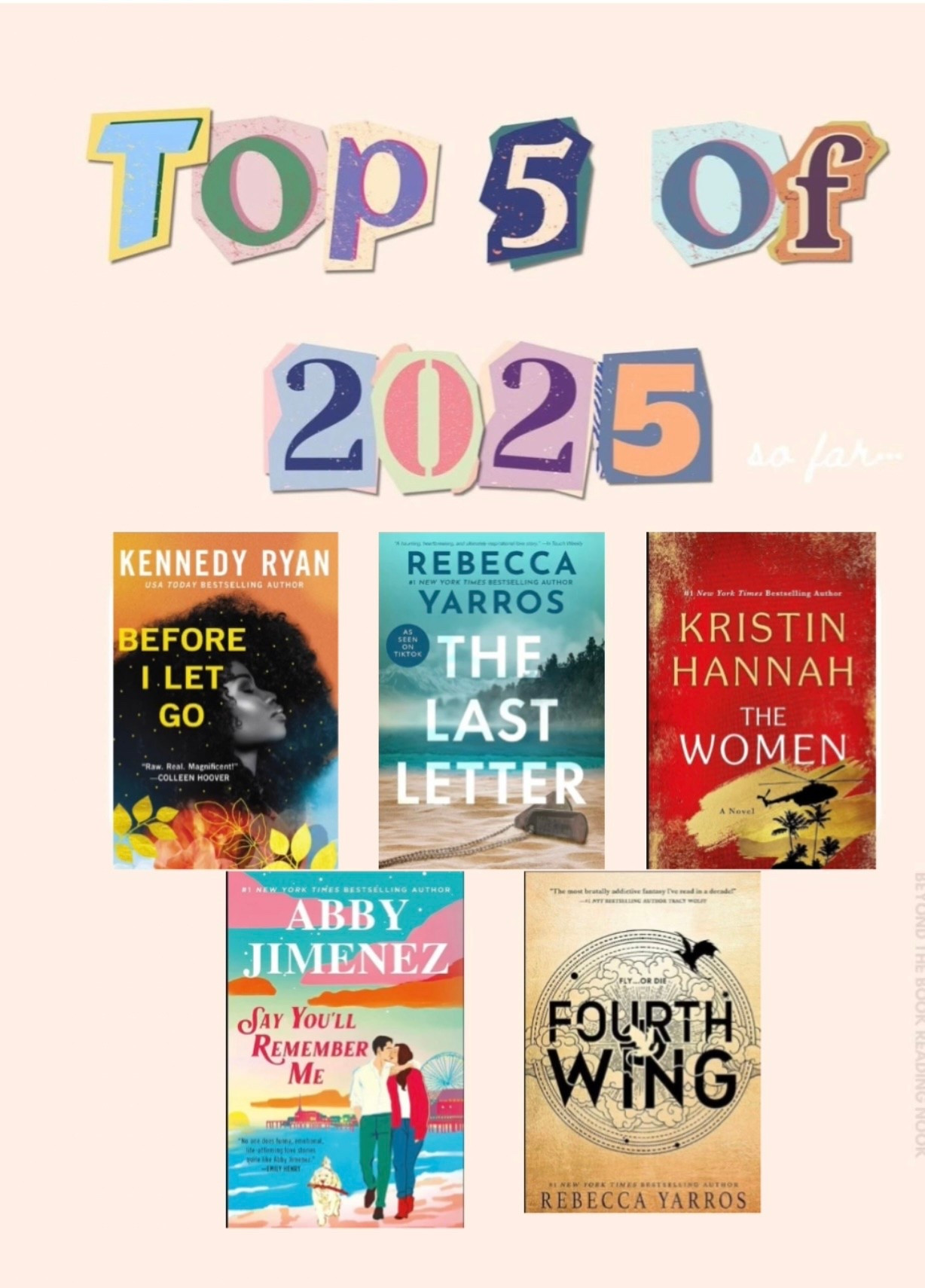 Top reads of 2025

#LTKSaleAlert #LTKstorytime