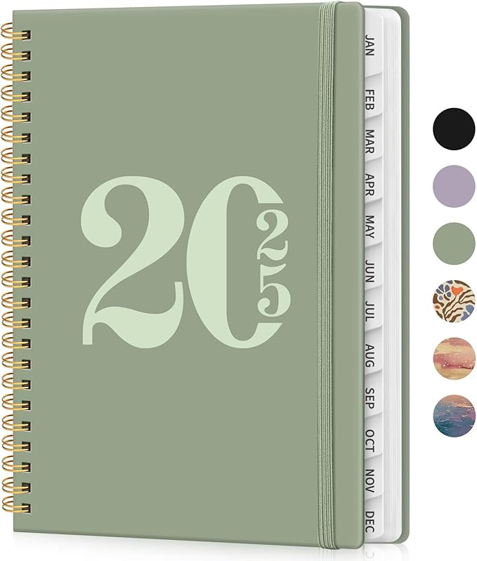 2025 Planner Weekly and Monthly, Jan 2025 to Dec 2025, Hardcover 2025 Calendar Planner Book with ... | Amazon (US)