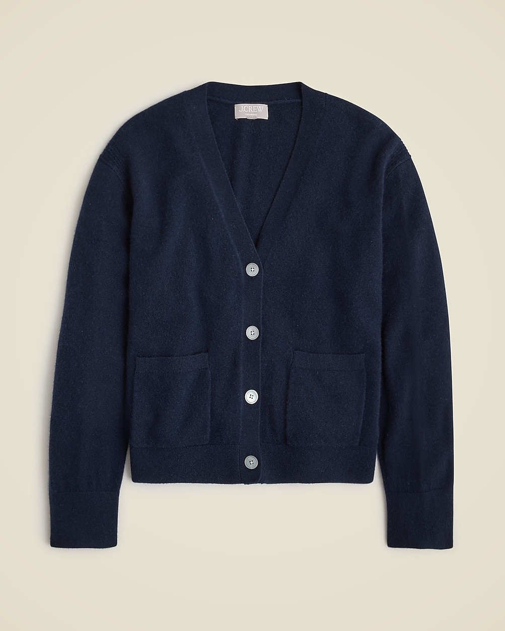 Cashmere patch-pocket cardigan | J. Crew US