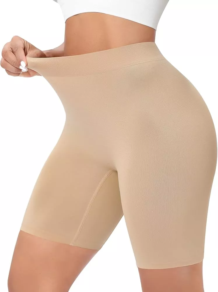 Slip Shorts For Under Wear Women Seamless Boyshorts Panties Anti Chafing  Underwear Shorts Bodysuit Shorts Spandex Camisole for Women