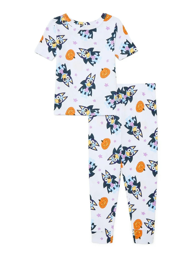License Halloween Kids Short Sleeve and Pant Pajama Set, Sizes 4-10 | Walmart (US)