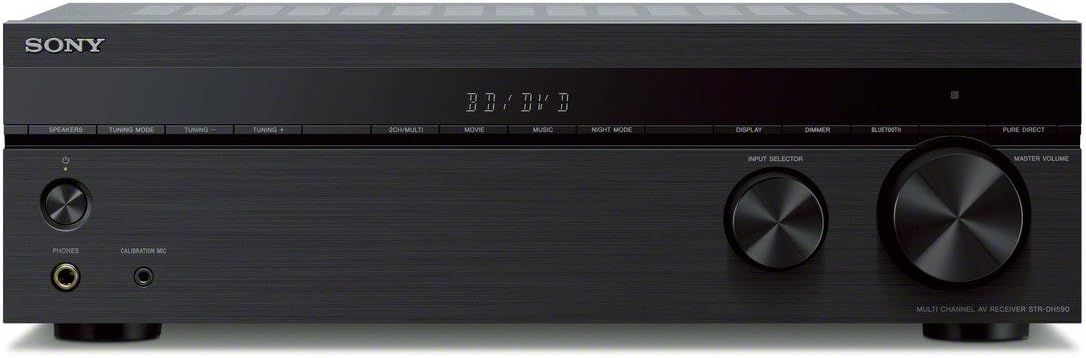 Sony STRDH590 5.2 Channel Surround Sound Home Theater Receiver: 4K HDR AV Receiver with Bluetooth... | Amazon (US)