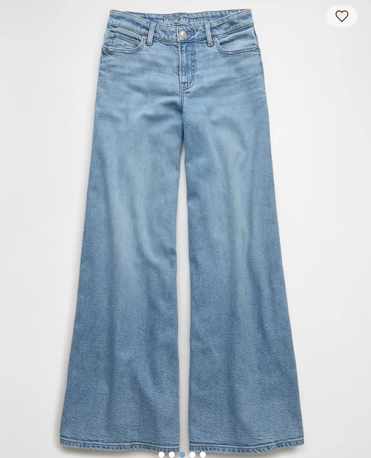 I love these extra wide leg jeans 