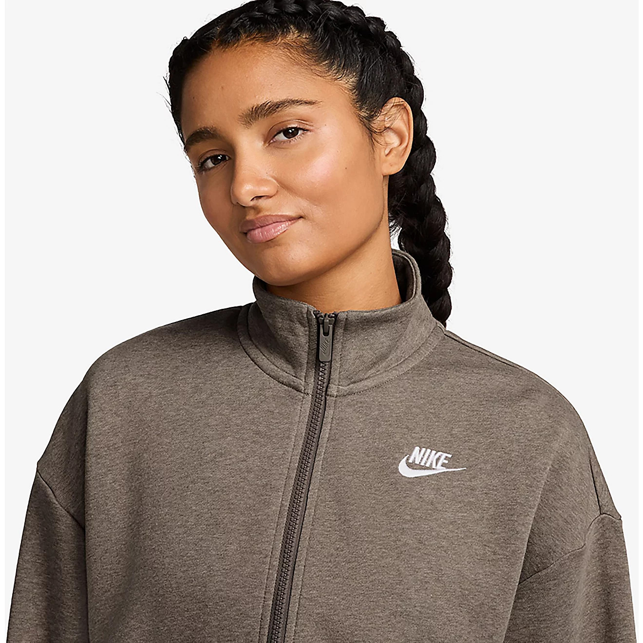 Nike Women's Sportswear Club Fleece Loose Track Jacket | Academy Sports + Outdoors