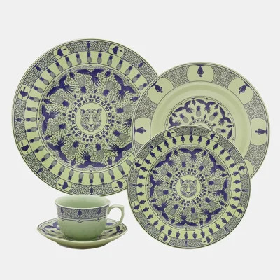 Oxford Flamingo Terra Brasilis, Rainforest Porcelain 20-piece Dinnerware Set, Service for 4 | Wayfair North America