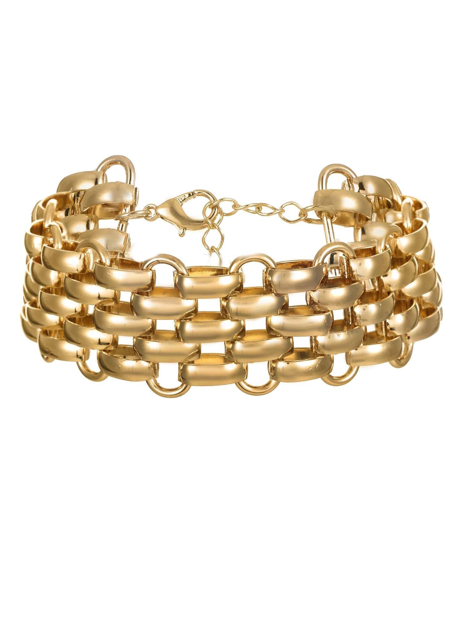 Time and Tru Goldtone Mesh Bracelet, 1 Piece | Walmart (US)