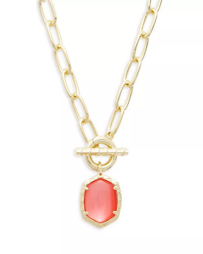 Kendra Scott Daphne Link & Chain Pendant Necklace in 14K Gold Plated, 18" Back to results -  Jewe... | Bloomingdale's (US)