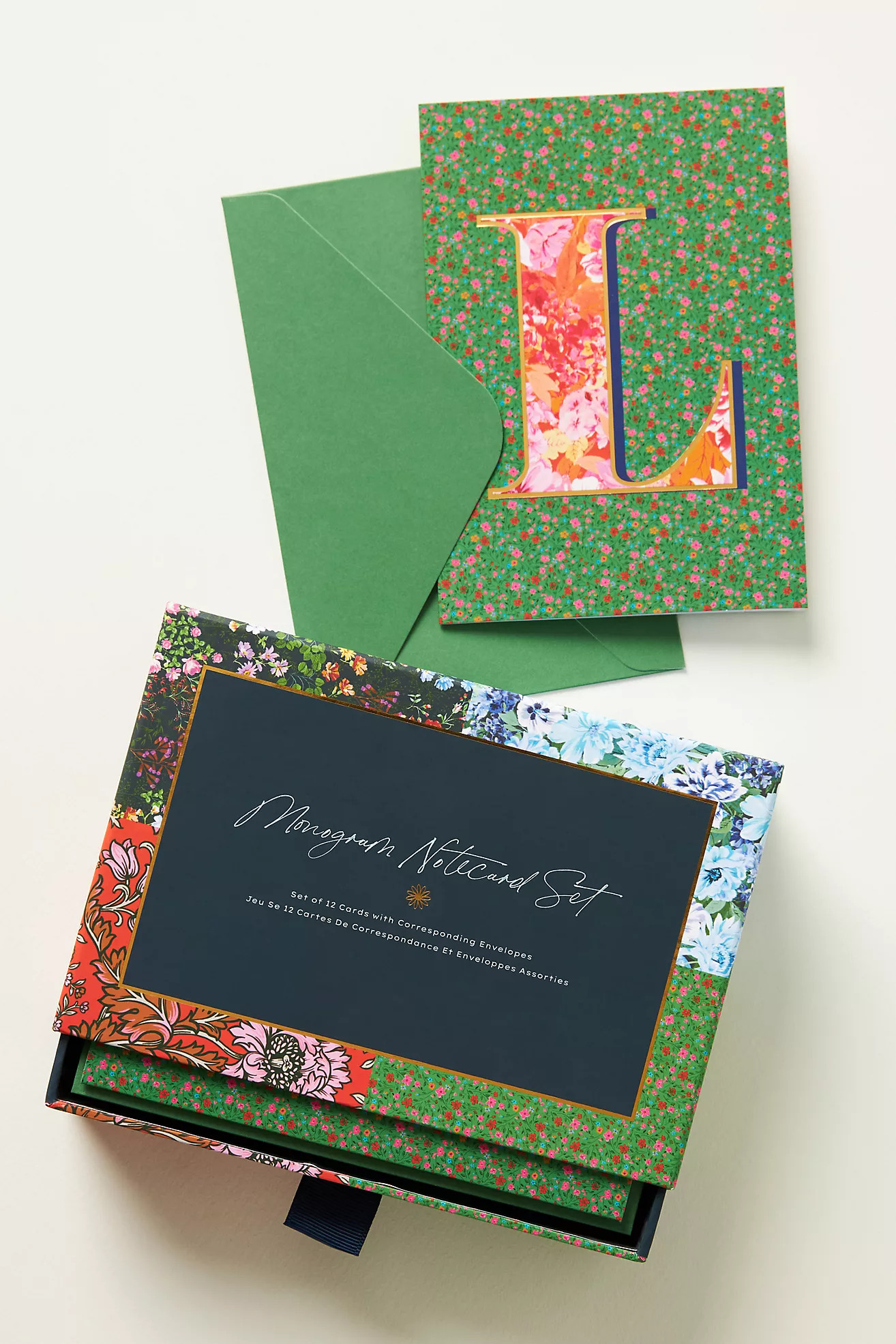 Omari Monogram Boxed Notecard Set | Anthropologie (US)