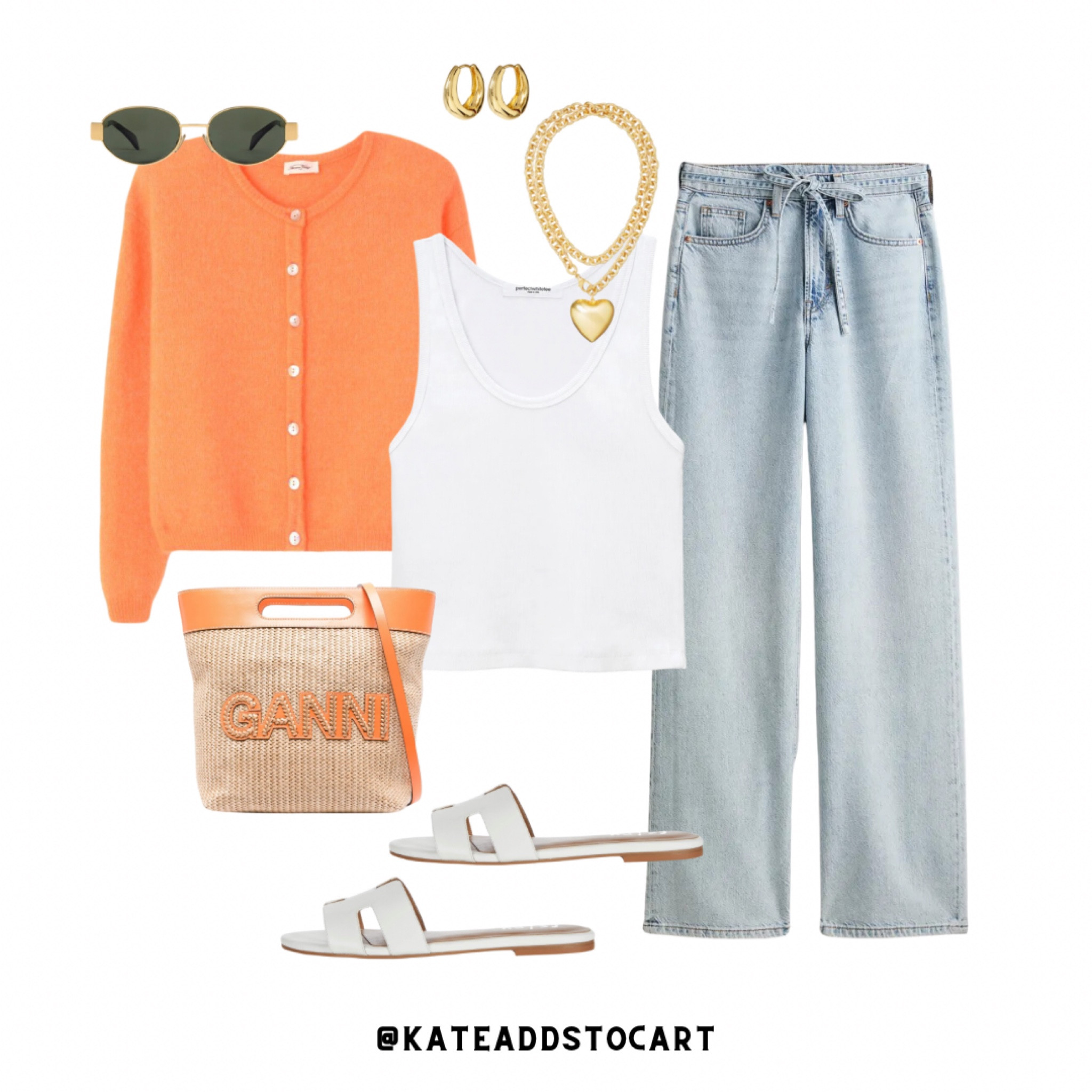 Casual and cute summer fit with a pop of orange 🧡🍊

#LTKFindsUnder100 #LTKStyleTip #LTKFindsUnder50