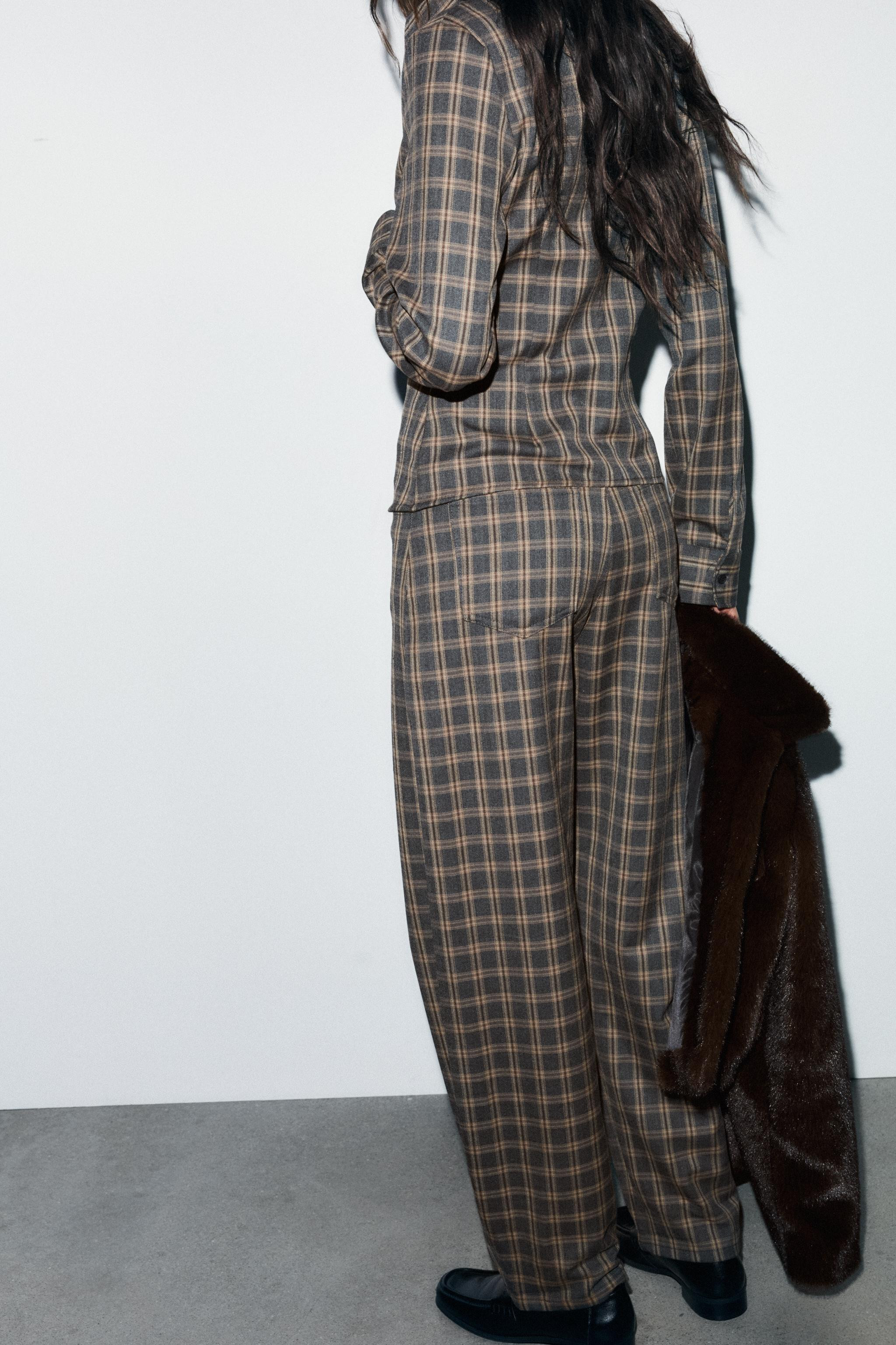 FITTED PLAID SHIRT | Zara US