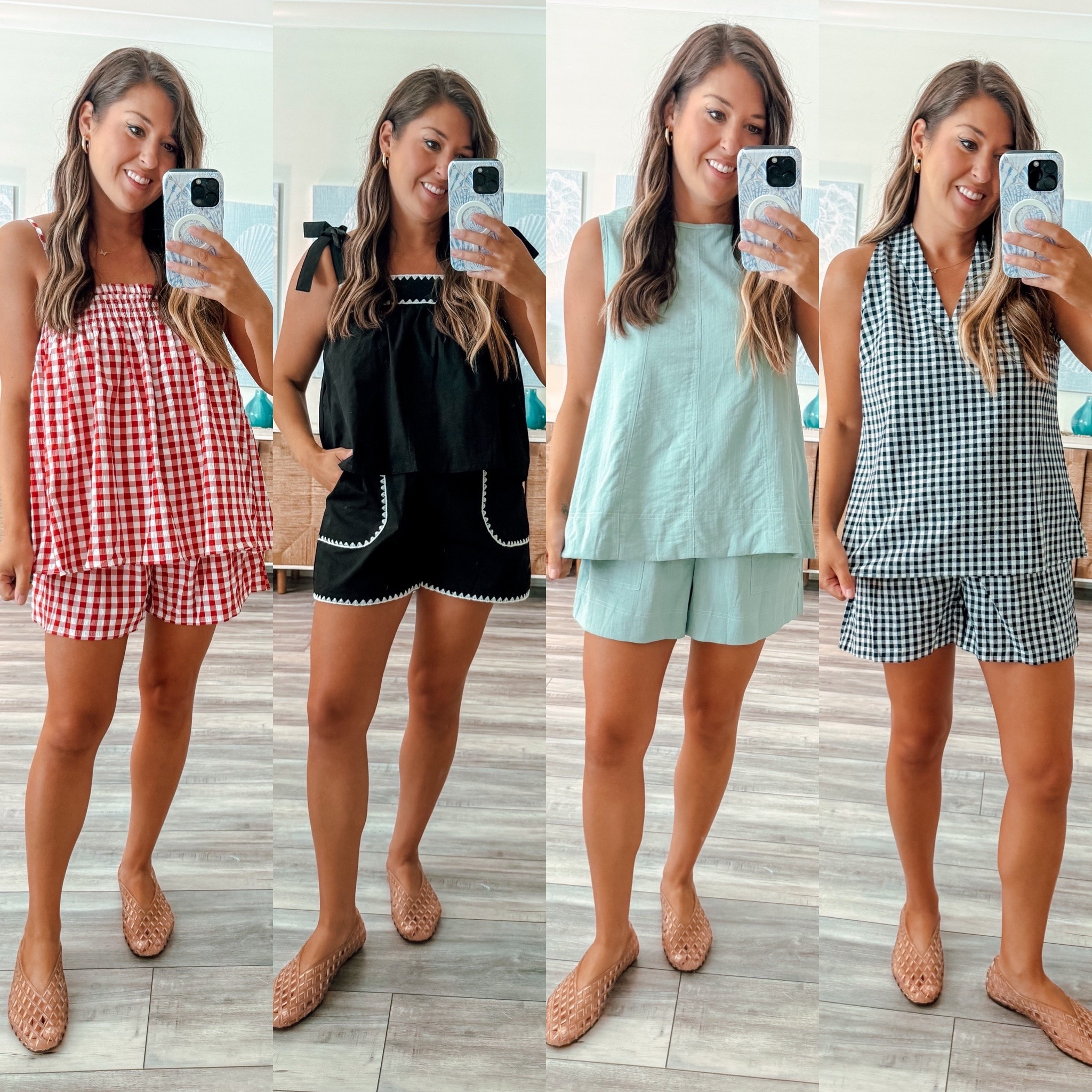 Matching sets, end of summer outfits 

Wearing mediums